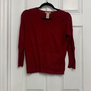 Apostrophe red sweater